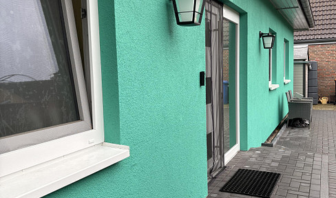 Bungalow with heat pump.