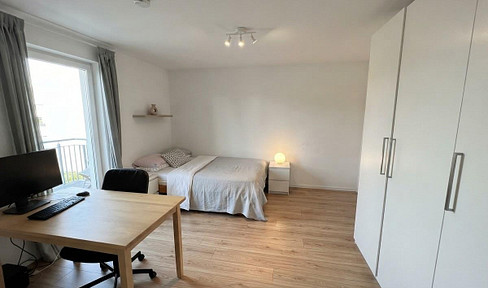 Möbiliertes 1-Zimmer-Apartment mit Balkon in Top-Lage in Erlangen