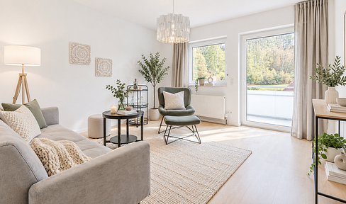 Sanierte 2-Zimmer-Wohnung in Butzbach mit Balkon, Tageslichtbad und moderner Wärmepumpe