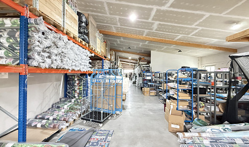500 m² Gewerbefläche: beheizte Halle + Büros | Unterpleichfeld