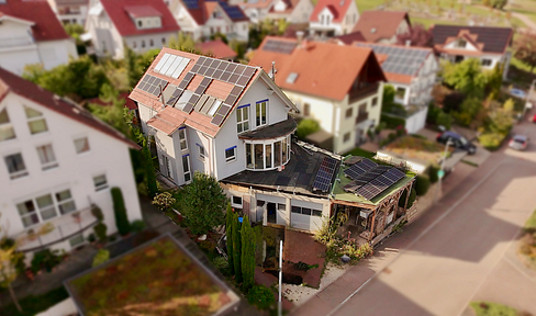 Einfamilienhaus mit besonderer Architektur und viel Potenzial