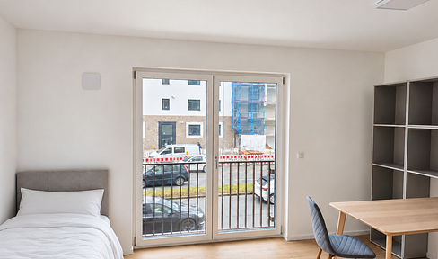 Modernes möbliertes 1-Zimmer-Neubauapartment mit Einbauküche