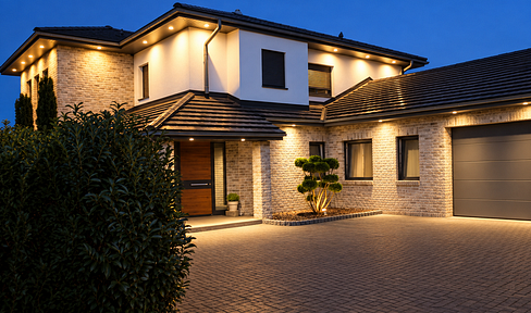 Privacy. Vision. Home. Exclusive 312m² house with sauna and solar panels.