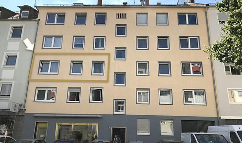 3-Zimmer-Wohnung mit Südbalkon in zentraler und ruhiger Wohnlage – Nürnberg Maxfeld