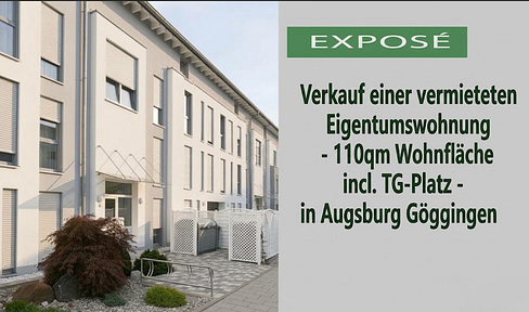 High-quality apartment for sale in Augsburg, Göggingen.