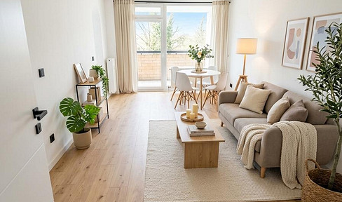 Beautifully renovated 3.5-room apartment.