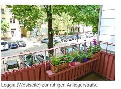 No commission, no fees: 2-room apartment with a west-facing balcony in the Spreebogen area.