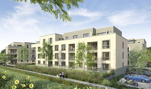 Erstbezug mit Top-Ausstattung: 3-Zi.-Neubauwohnung, Loggia, neue Einbauküche, TG – KfW 40 / A+