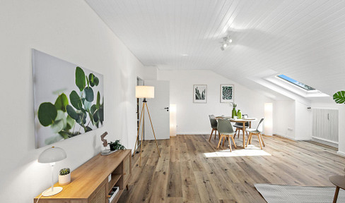 Sofort einziehen! Helle, moderne und lichtdurchflutete 3-Zi. Dachgeschosswohnung in Neutraubling!