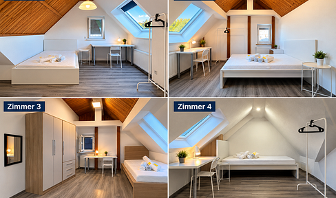 4-room apartment, suitable for shared living/student accommodation, Stuttgart, Bad Canstatt/ All inclusive.