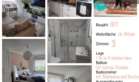 sanierte 3 Zimmer-Wohnung 84qm,Keller,Balkon,Stellplatz in 30853 Alt-Langenhagen