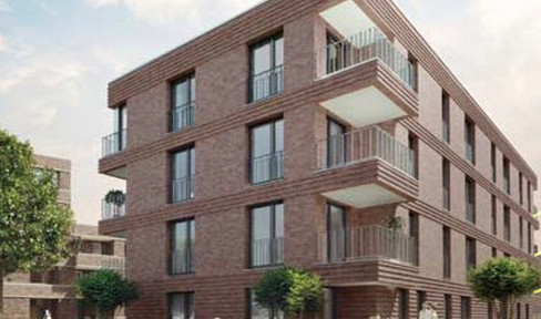 4 rooms, 2 terraces, and a high-quality fitted kitchen – modern living in the waterfront district of Limmer.