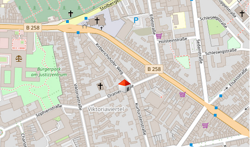 Teilmöblierte großzügige 2-Zimmer-Wohnung (nahe Frankenberger Viertel)