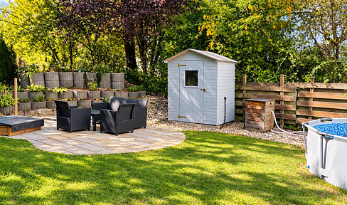 Die Alternative zum Haus -   4,5-Zimmer-Wohnung mit großem Garten