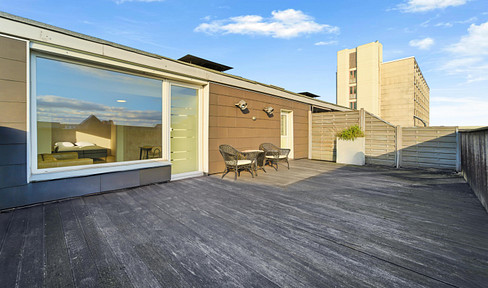 Möblierte 2-Zimmer-Wohnung mit Terrasse in Essen