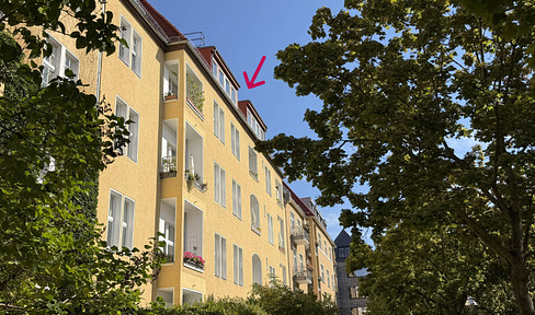 Dachgeschossmaisonette mit Südausrichtung und Klimaanlage Rheingauviertel - nahe Rüdesheimer Platz