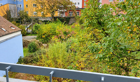 Komplett ausgestattet wohnen – Apartment mit Balkon in Würzburg-Grombühl