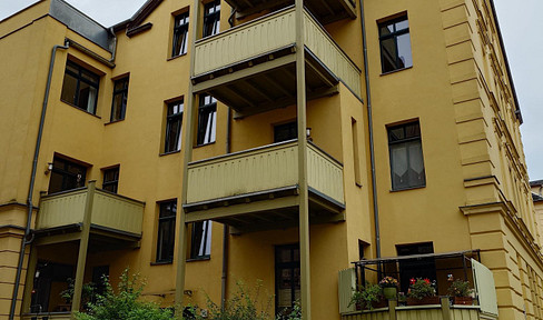 Bright, 4-room apartment with a beautiful view over the rooftops of Altenburg.