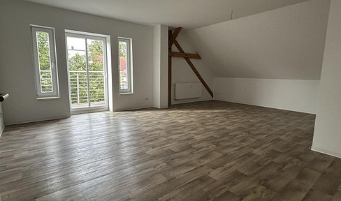 Hochwertige 5R-Wohnung mit Balkon in einer Stadtvilla