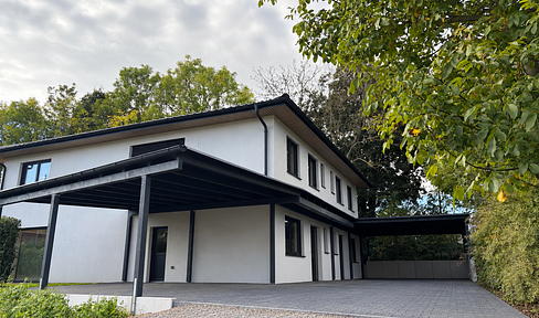 Living where others take walks. New construction - semi-detached house near the Weser River.