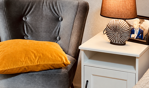 Möblierte 2-Zimmer-Wohnung mit Balkon und Stellplatz in Leimen