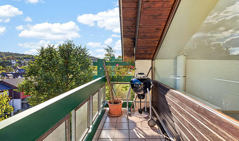 Apartment with two balconies in the Grötzingen district of Karlsruhe.