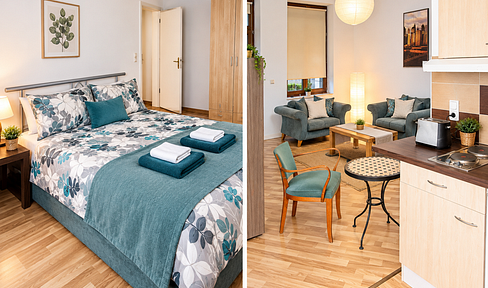 City-Apartment mit Balkon am Park I Leipziger Zentrum-West