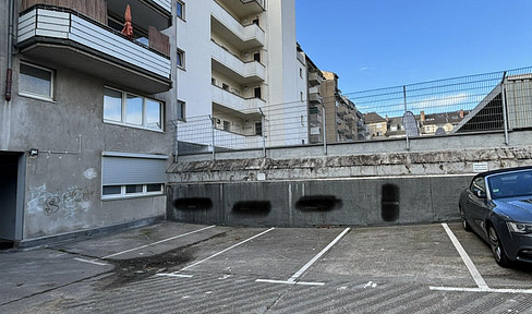 Parking space in a central location, near the main train station.