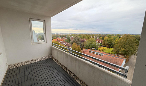 Worms-Herrnsheim: 3-room apartment, 82 m², large loggia with a panoramic view – no commission fees.