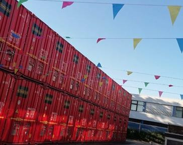 Brand new 30m²/90m³ storage containers available in Lübeck, starting from €150 per month – first occupancy.