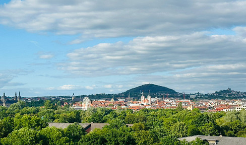 Einzigartige Maisonette Penthaus-Wohnung mit 5 Zimmern über 2 Etagen und Blick über Fulda