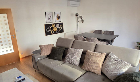 First occupancy after renovation: Furnished 2-room apartment with balcony and air conditioning, Ludwigshafen.