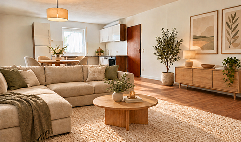 Außerhalb mit Nähe zur Stadt - 2 Zimmerwohnung mit EBK
