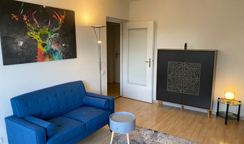Sunny, furnished 1-bedroom apartment with a balcony, located on the 4th floor without an elevator!