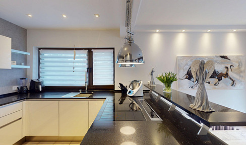 Exclusive furnished bungalow apartment with garden and terrace – 142 m² of living space for a temporary stay near Düsseldorf.
