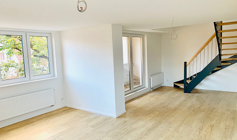Maisonette Wohnung - modern, kernsaniert, energieeffizient mit Loggia