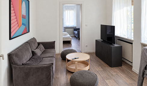 Möbliert & renoviert: Gemütliche 2-Zi-Wohnung mit EBK und Keller in Maxfeld