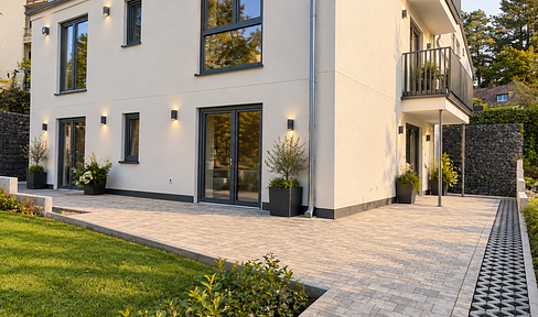 Neubau-Erstbezug in Marburg – Moderne 3-Zimmer-Wohnung mit großzügiger Terrasse