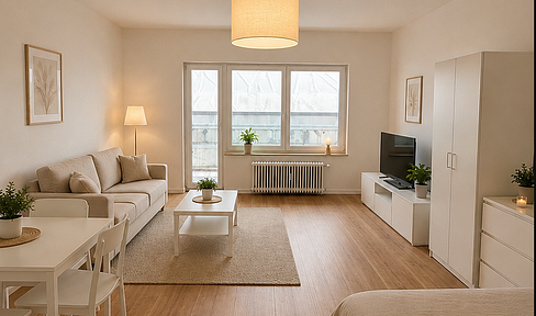 6% Rendite / Provisionsfrei / Kernsanierte 33qm1-Zimmer Wohnung mit Balkon