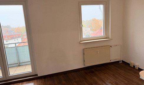 Bright 58 square meter apartment in Magdeburg, located on the 4th floor, available immediately, pets allowed.