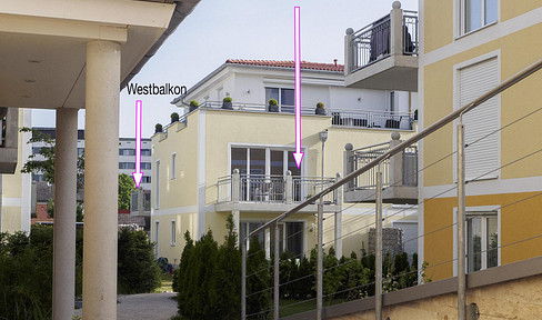 No commission / 3-room apartment in Ebersberg, close to the city center and in a quiet location.