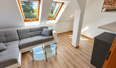 Cozy 2-room attic apartment in a quiet location in Oberlungwitz.