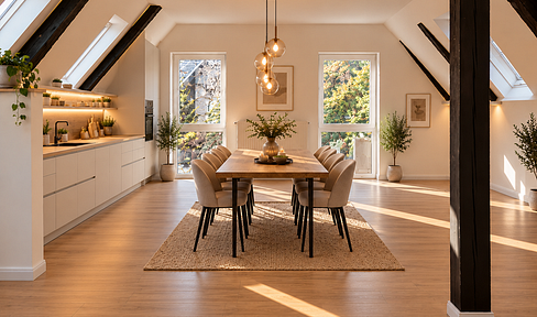 Stemwede-Levern - Exclusive 4-room penthouse apartment in a country house style – New construction, first occupancy.