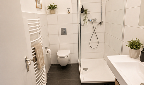 Renovated 3-room apartment in a historic building.