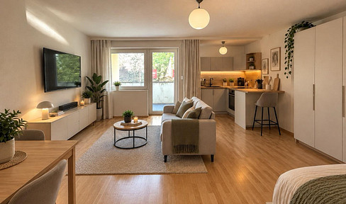 Bezugsfreie 1-Zimmer-Wohnung mit Balkon neben Hochschule Hannover