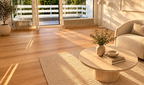 Hochwertig sanierte Wohnung mit Südwestbalkon und  Traumgartenblick