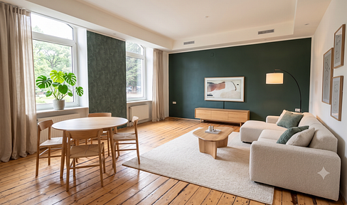 Bright, charming, and centrally located - 4-room apartment.