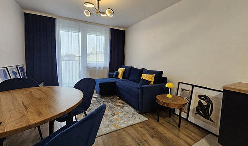 2-room apartment with fitted kitchen and balcony, 48 square meters, centrally located in Stuttgart-Heslach.