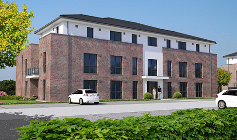 3-Zimmer OG Wohnung mit Fahrstuhl & Balkon im KFW 55 Niedrigenergiehaus