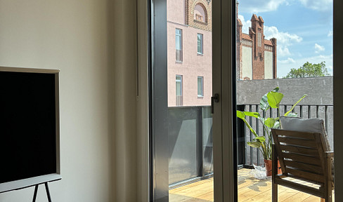 Berlin, Köpenick: New apartment building in a waterfront location.